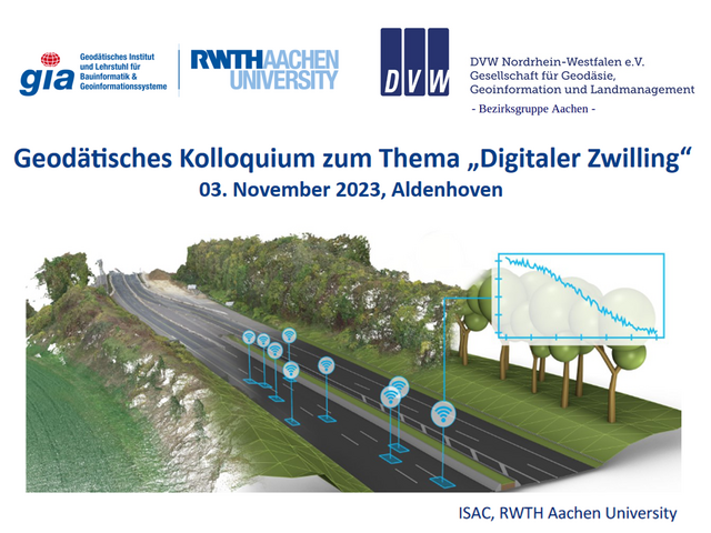 Geodätisches Kolloquium der RWTH und der Bezirksgruppe Aachen des DVW NRW e.V. in Aldenhoven 2023